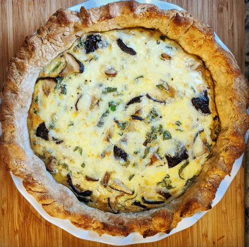 Fat Moon Farm Herbed Quiche – Fat Moon Mushrooms