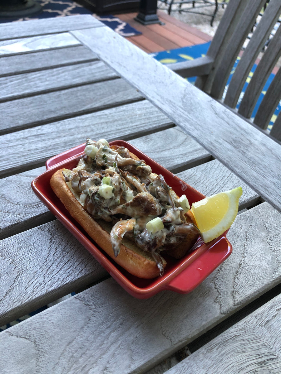 Lion's Mane Lobster Rolls Fat Moon Mushrooms